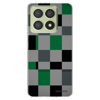 Picasee silikonski prozorni ovitek za Xiaomi 14T - Block Grid