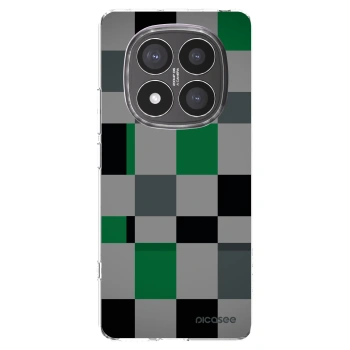 Picasee silikonski prozorni ovitek za Xiaomi Redmi Note 14 Pro+ 5G - Block Grid
