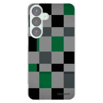 Picasee silikonski prozorni ovitek za Samsung Galaxy S25+ 5G - Block Grid