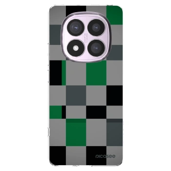 Picasee silikonski prozorni ovitek za Xiaomi Redmi Note 14 Pro 4G - Block Grid
