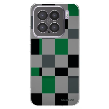 Picasee silikonski prozorni ovitek za Xiaomi 15 - Block Grid