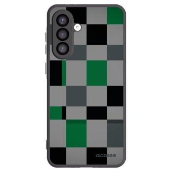 Picasee silikonski črni ovitek za Samsung Galaxy A26 5G A266B - Block Grid