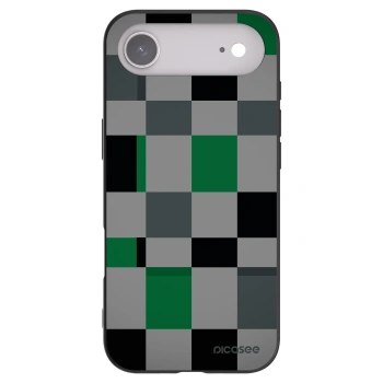 Picasee silikonski črni ovitek za Apple iPhone Air - Block Grid