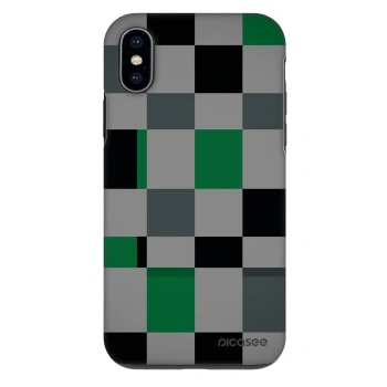 Ovitek za Apple iPhone X/XS - Block Grid