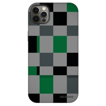 Ovitek za Apple iPhone 12 Pro Max - Block Grid