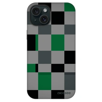 Picasee Fashion Case MagSafe za Apple iPhone 15 - Block Grid