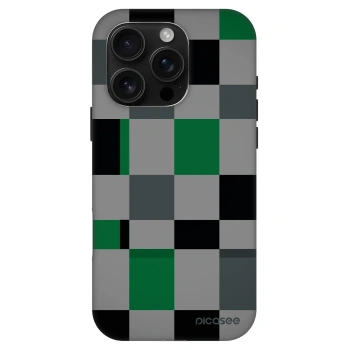 Picasee Fashion Case MagSafe za Apple iPhone 16 Pro - Block Grid