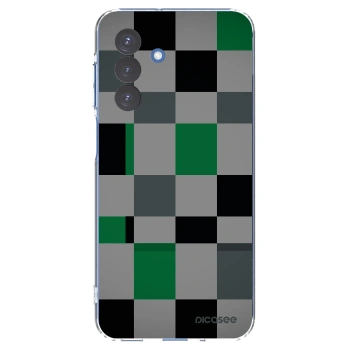 Picasee silikonski prozorni ovitek za Samsung Galaxy A17 5G - Block Grid