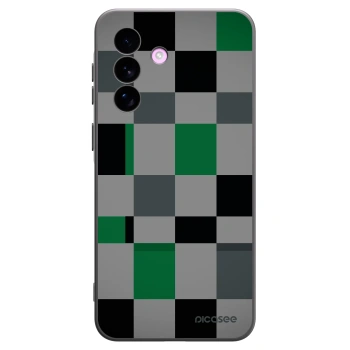 Picasee silikonski črni ovitek za Samsung Galaxy A57 5G - Block Grid