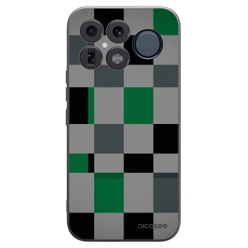 Picasee silikonski črni ovitek za Xiaomi Poco F8 Ultra - Block Grid