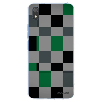 Picasee silikonski prozorni ovitek za Xiaomi Redmi 7A - Block Grid