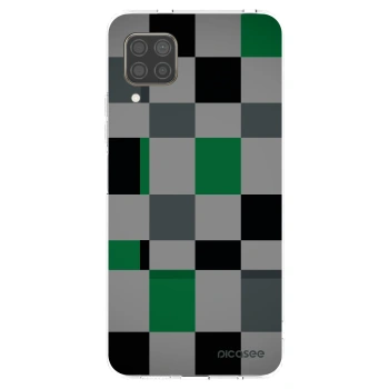 Picasee silikonski prozorni ovitek za Huawei P40 Lite - Block Grid