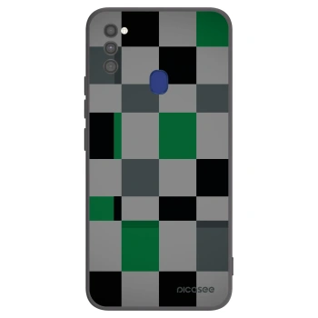 Ovitek za Samsung Galaxy M21 M215F - Block Grid