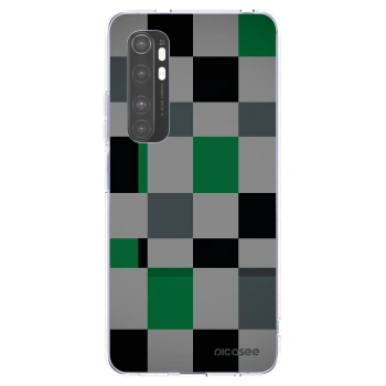 Picasee silikonski prozorni ovitek za Xiaomi Mi Note 10 Lite - Block Grid