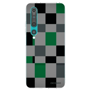 Picasee silikonski prozorni ovitek za Xiaomi Mi 10 - Block Grid