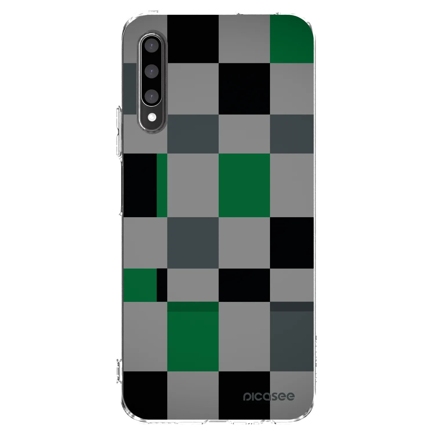 Picasee silikonski prozorni ovitek za Honor 9X Pro - Block Grid