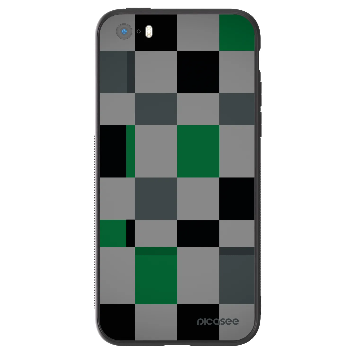 Picasee ULTIMATE CASE za Apple iPhone 5/5S/SE - Block Grid