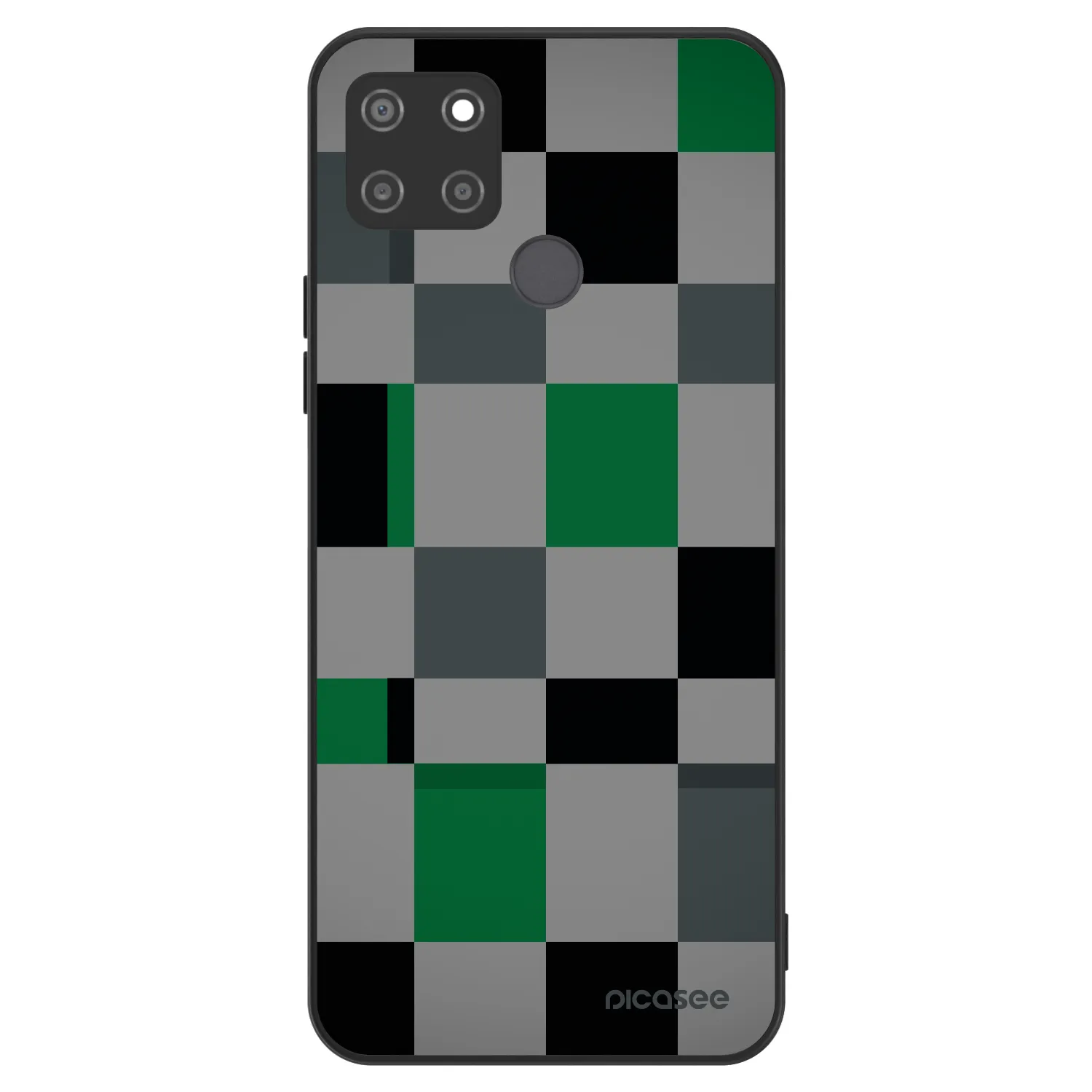 Picasee ULTIMATE CASE za Realme C21Y - Block Grid