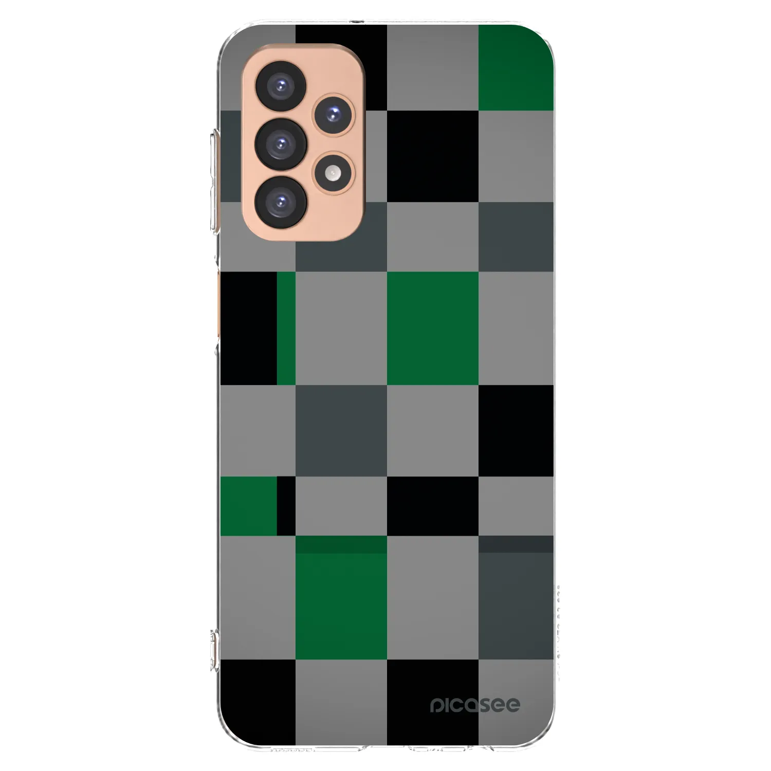 Picasee silikonski prozorni ovitek za Samsung Galaxy A23 A236B 5G - Block Grid