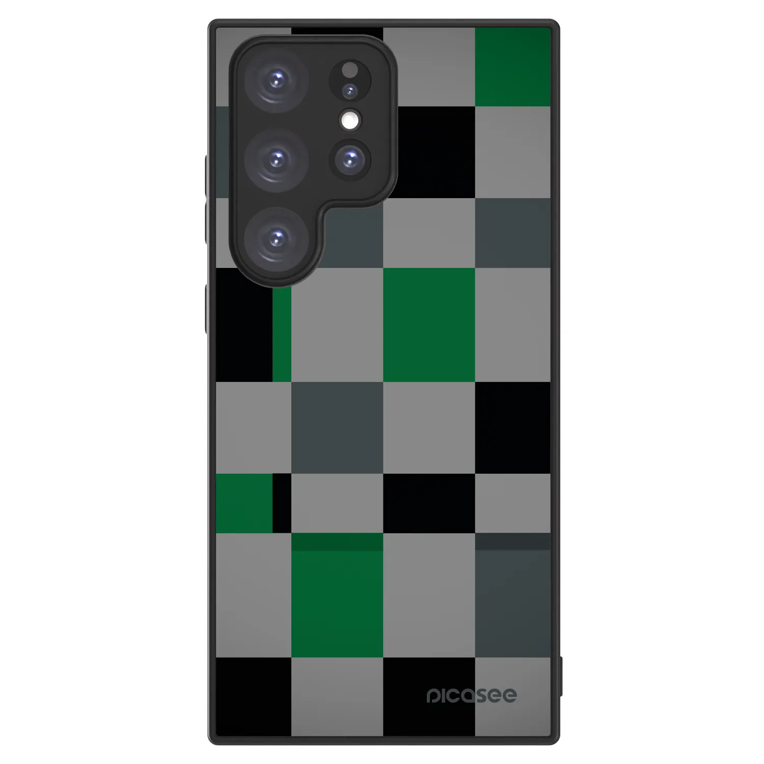 Picasee ULTIMATE CASE PowerShare za Samsung Galaxy S23 Ultra 5G - Block Grid