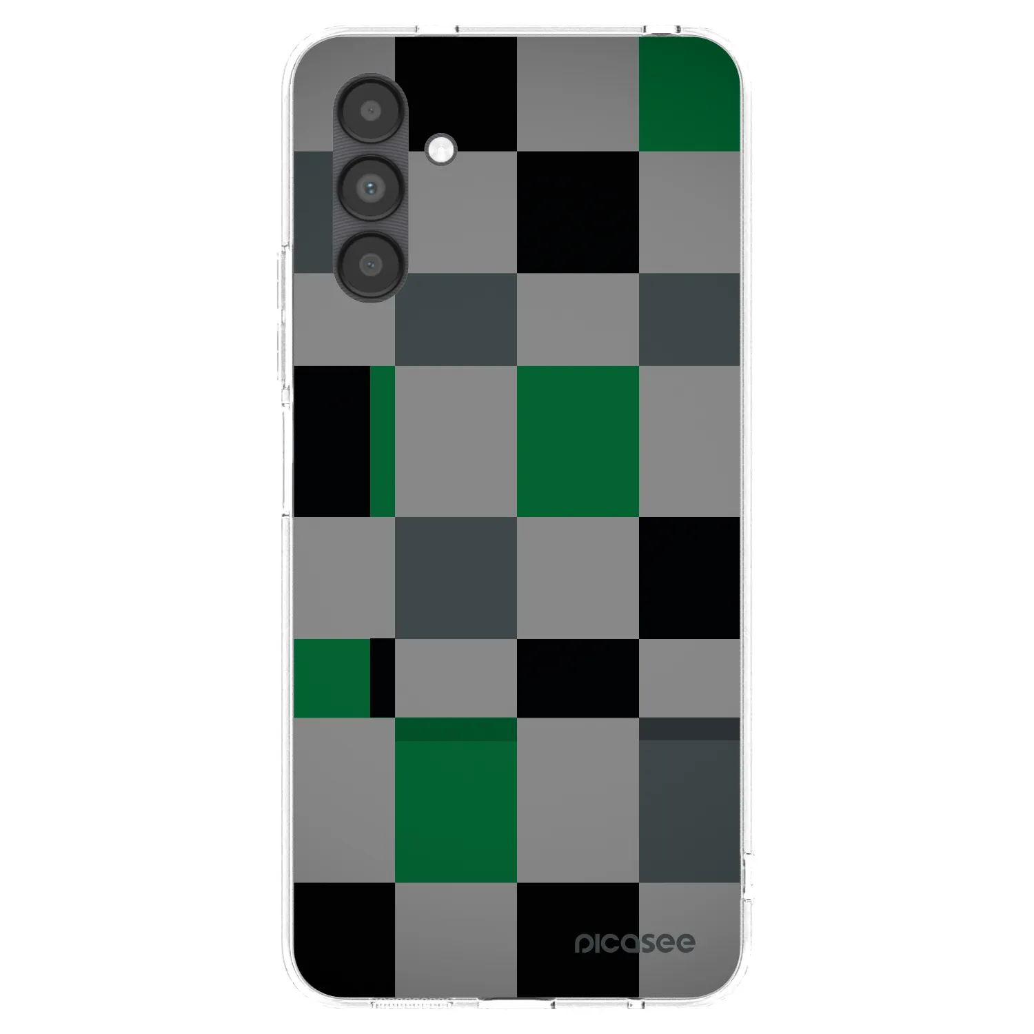 Picasee silikonski prozorni ovitek za Samsung Galaxy A04s A047F - Block Grid