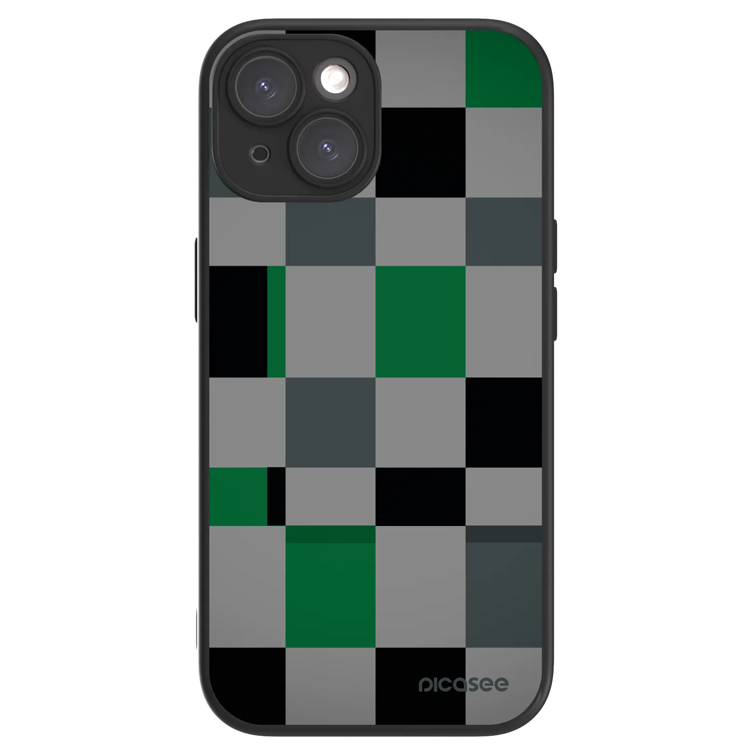 Picasee ULTIMATE CASE MagSafe za Apple iPhone 15 - Block Grid