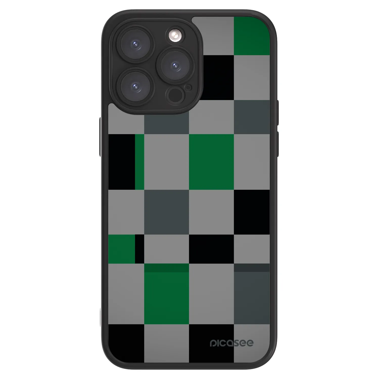 Picasee ULTIMATE CASE MagSafe za Apple iPhone 15 Pro Max - Block Grid