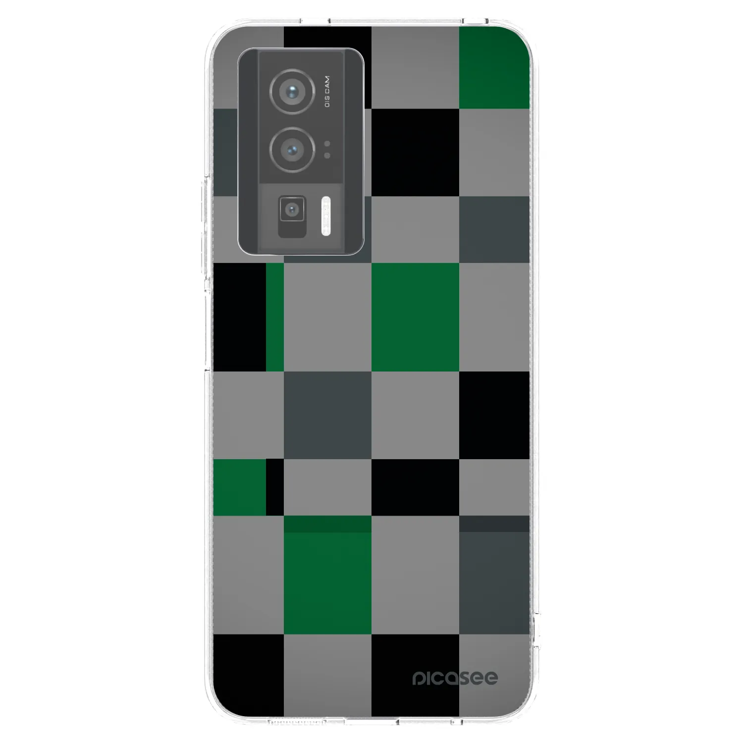 Picasee silikonski prozorni ovitek za Xiaomi Poco F5 Pro 5G - Block Grid