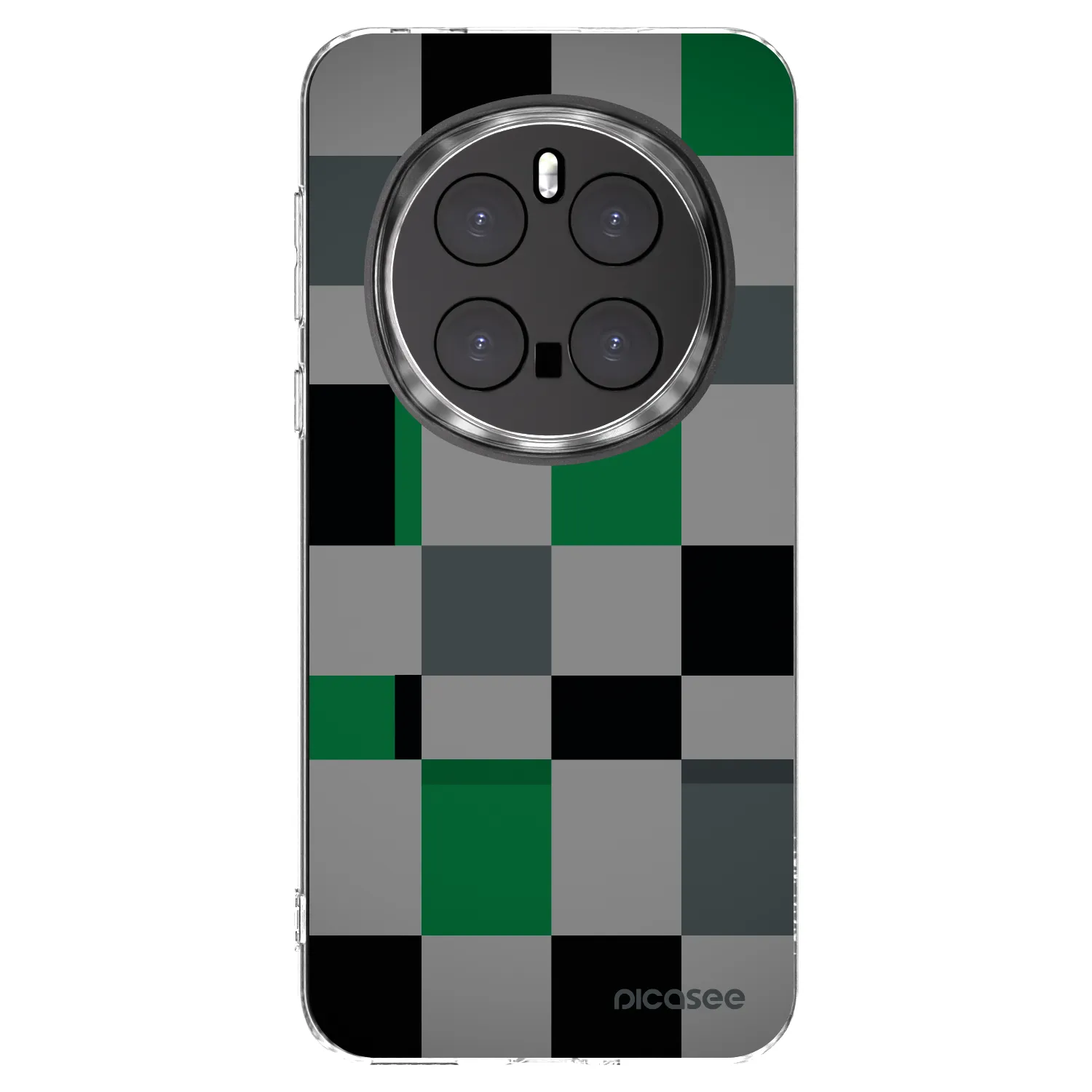 Picasee silikonski prozorni ovitek za Honor Magic7 Pro 5G - Block Grid
