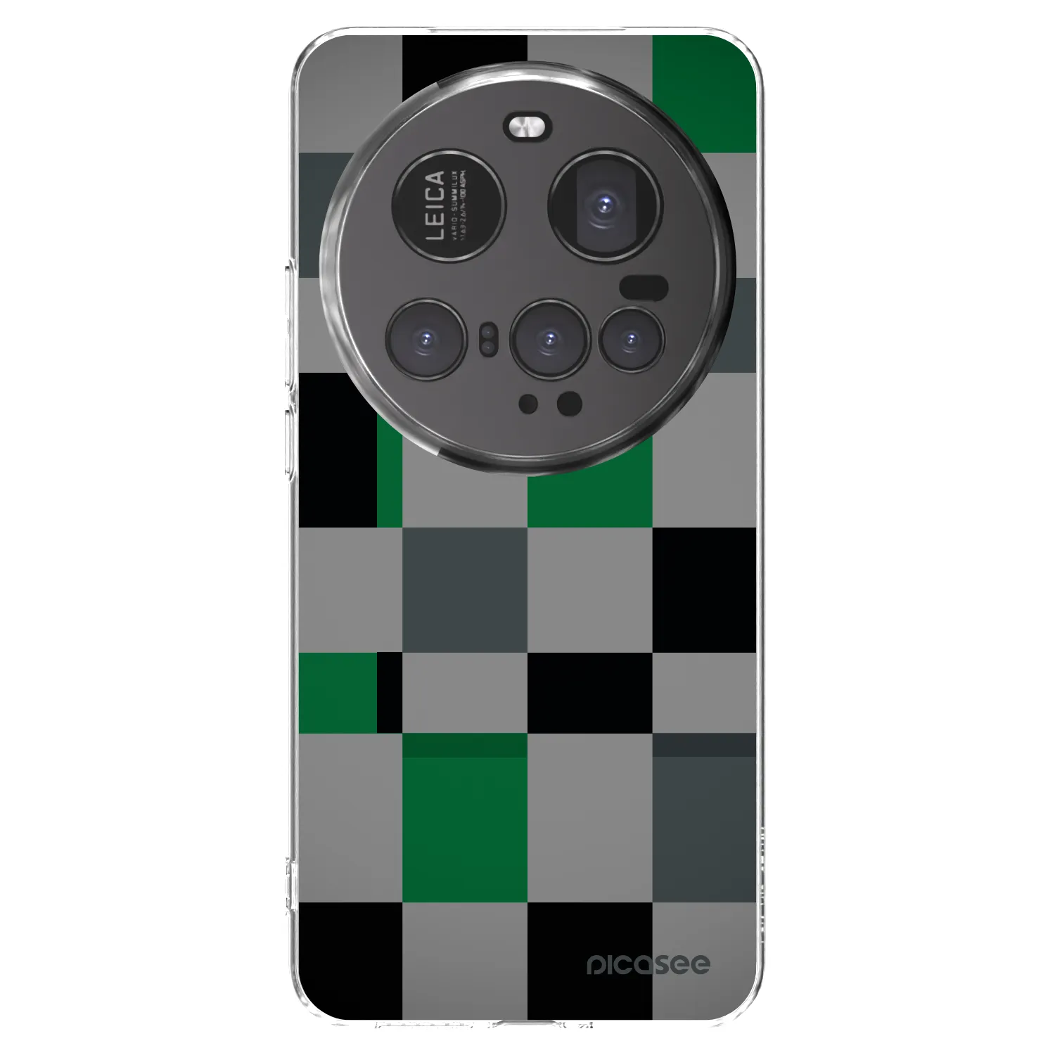 Picasee silikonski prozorni ovitek za Xiaomi 15 Ultra - Block Grid