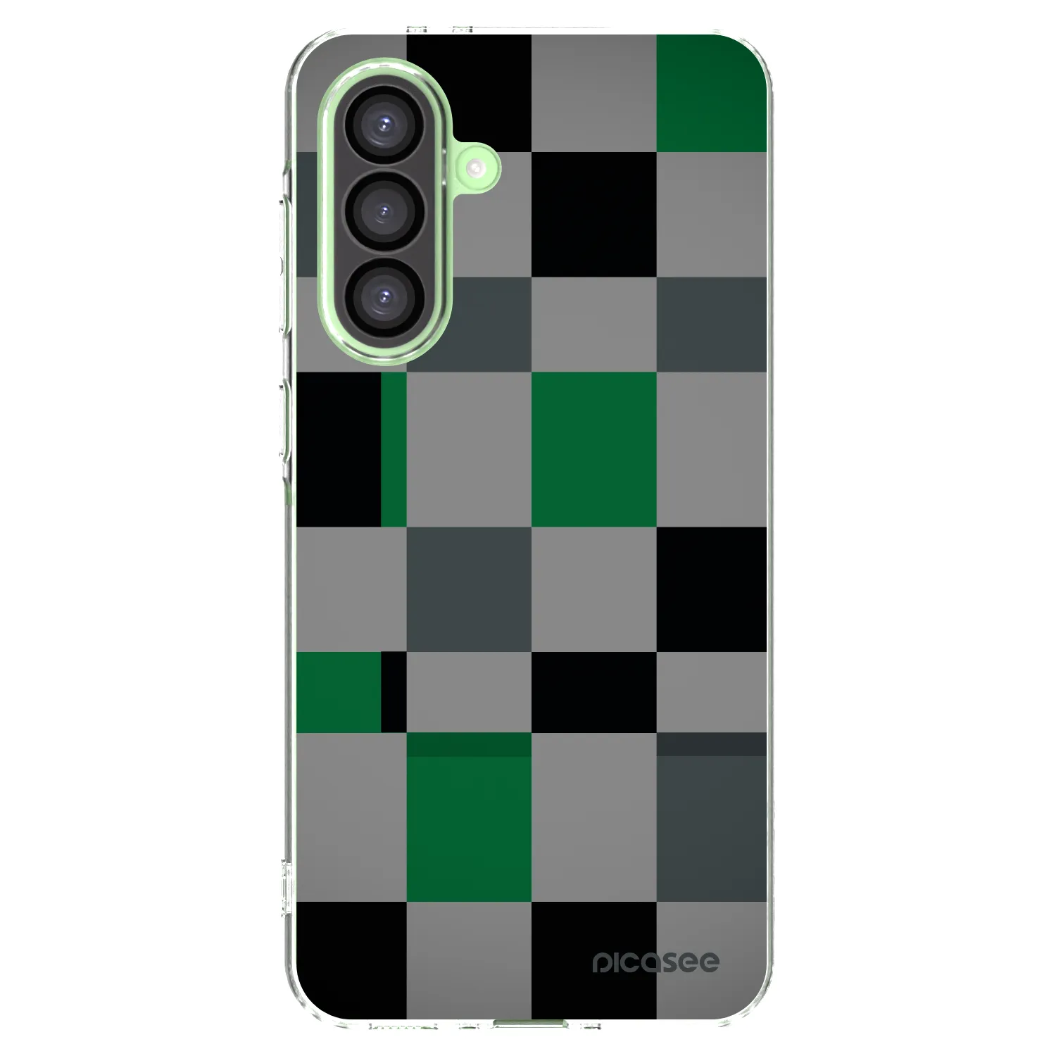 Picasee silikonski prozorni ovitek za Samsung Galaxy A26 5G A266B - Block Grid