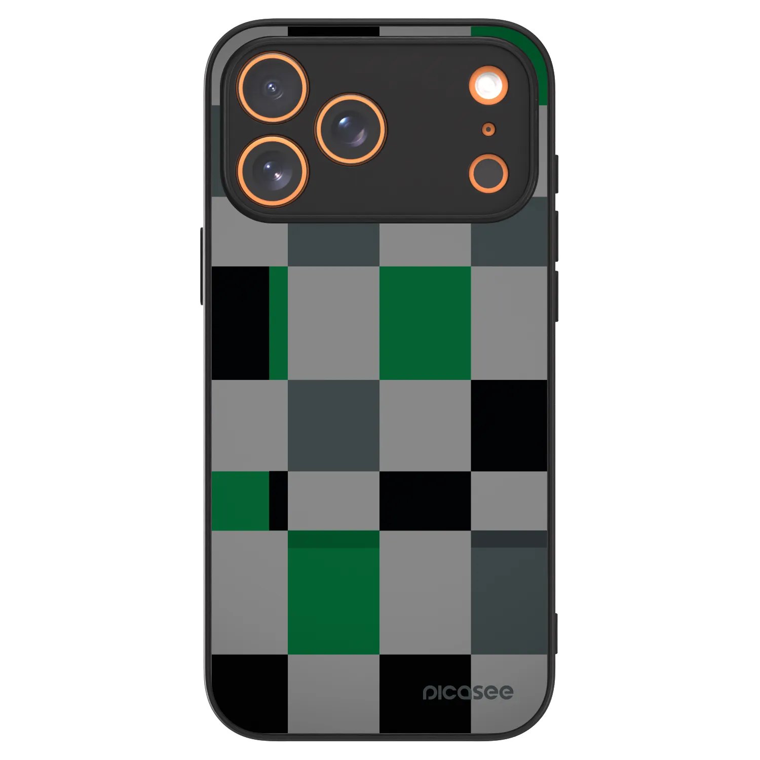 Picasee ULTIMATE CASE MagSafe za Apple iPhone 17 Pro Max - Block Grid