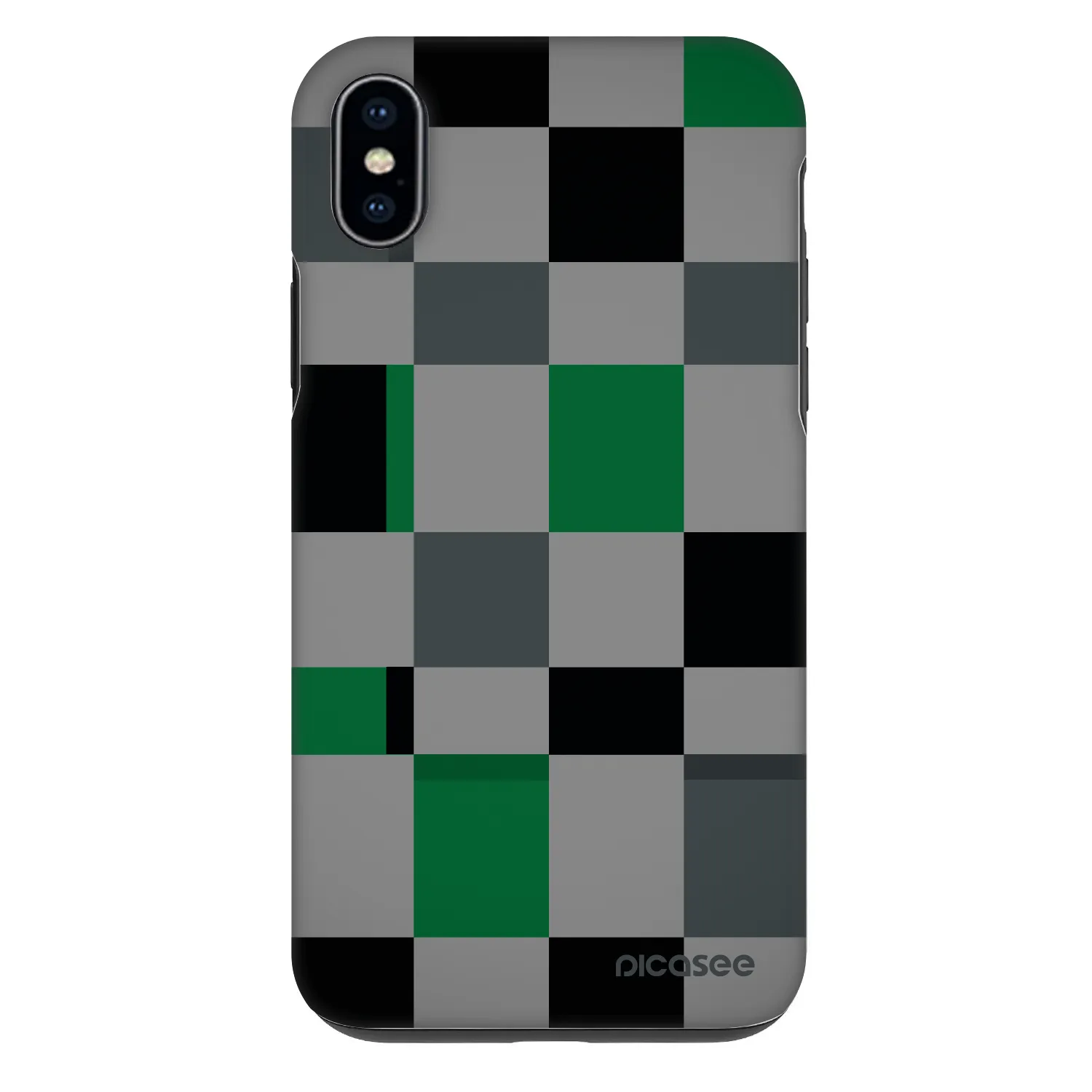 Picasee Fashion Case za Apple iPhone XS Max - Block Grid