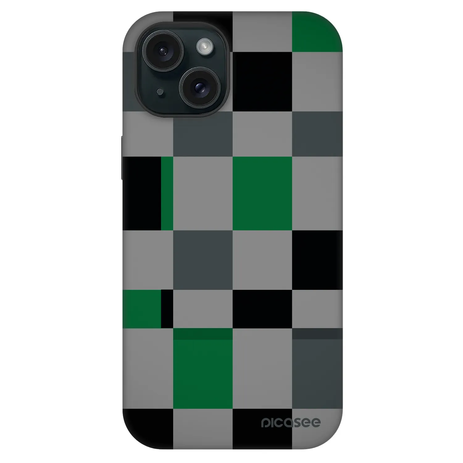 Picasee Fashion Case MagSafe za Apple iPhone 15 - Block Grid