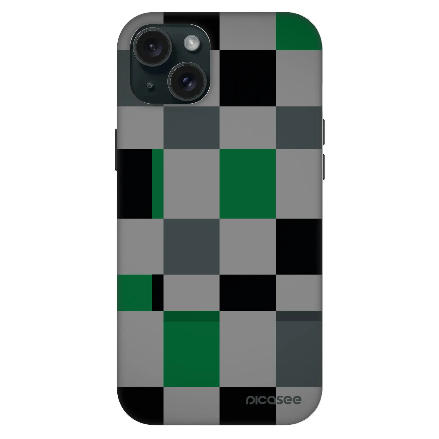 Picasee Fashion Case MagSafe za Apple iPhone 15 Plus - Block Grid