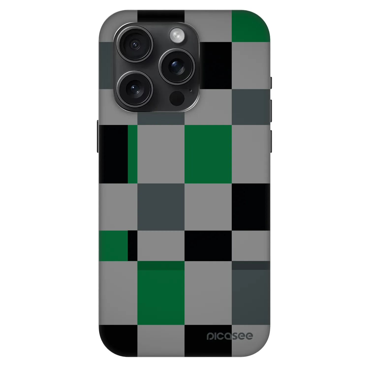 Picasee Fashion Case MagSafe za Apple iPhone 15 Pro - Block Grid