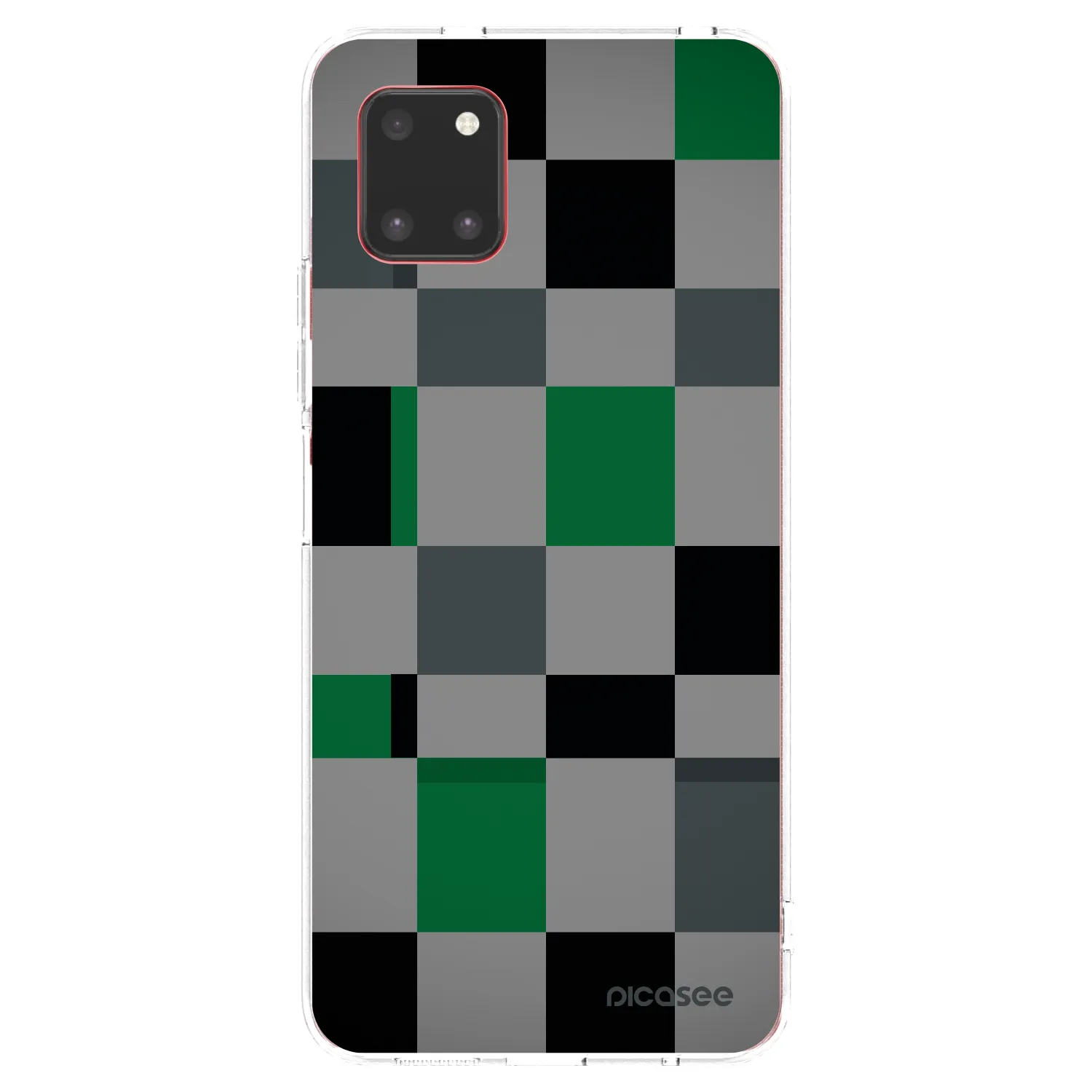 Picasee silikonski prozorni ovitek za Samsung Galaxy Note 10 Lite N770F - Block Grid