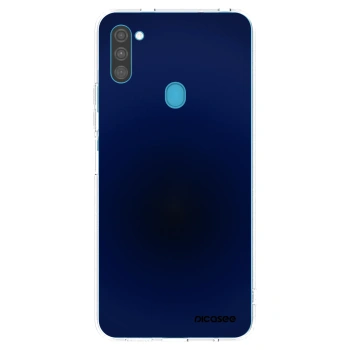 Picasee silikonski prozorni ovitek za Samsung Galaxy M11 - Deep Ocean