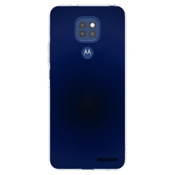 Picasee silikonski prozorni ovitek za Motorola Moto G9 Play - Deep Ocean