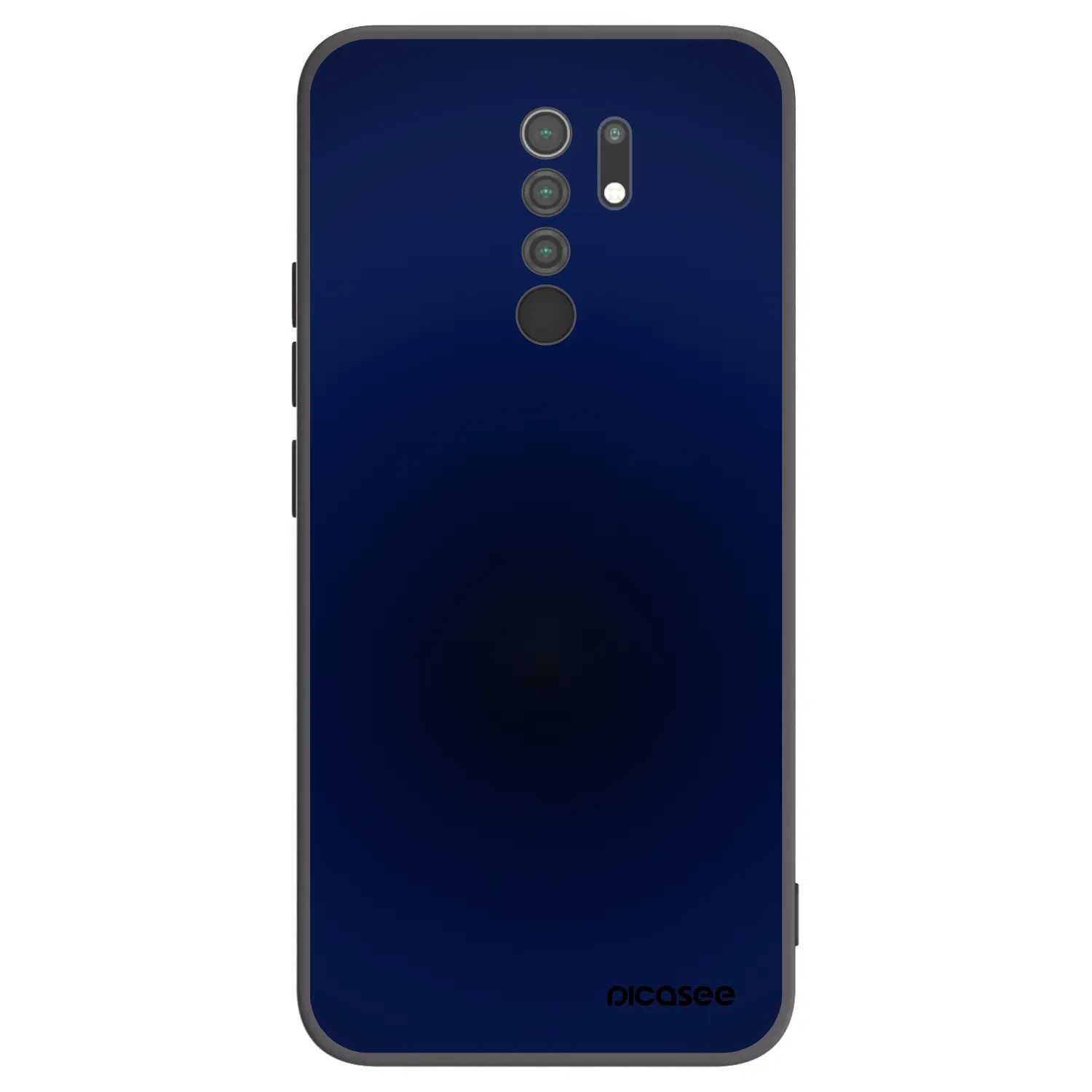 Picasee silikonski črni ovitek za Xiaomi Redmi 9 - Deep Ocean