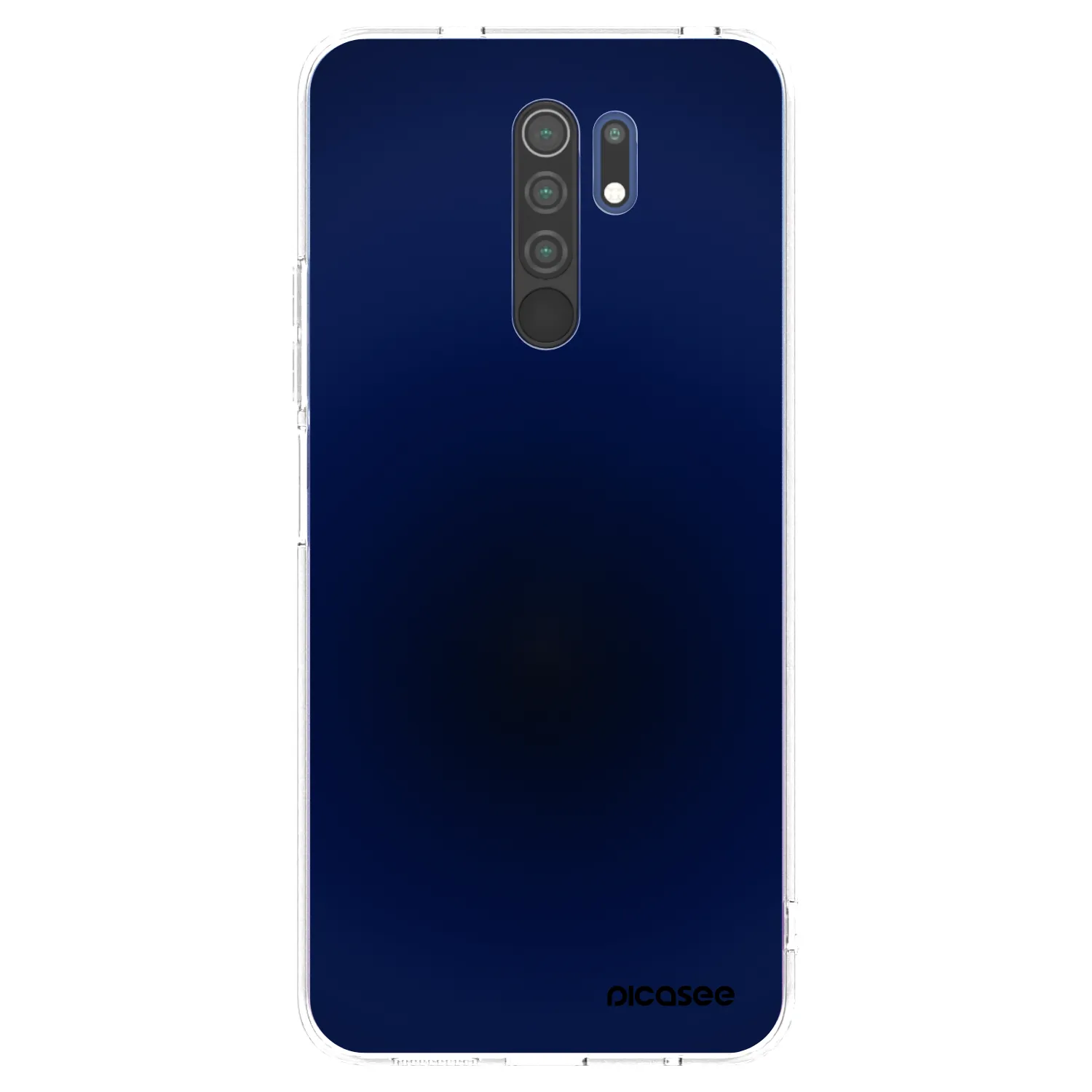 Picasee silikonski prozorni ovitek za Xiaomi Redmi 9 - Deep Ocean