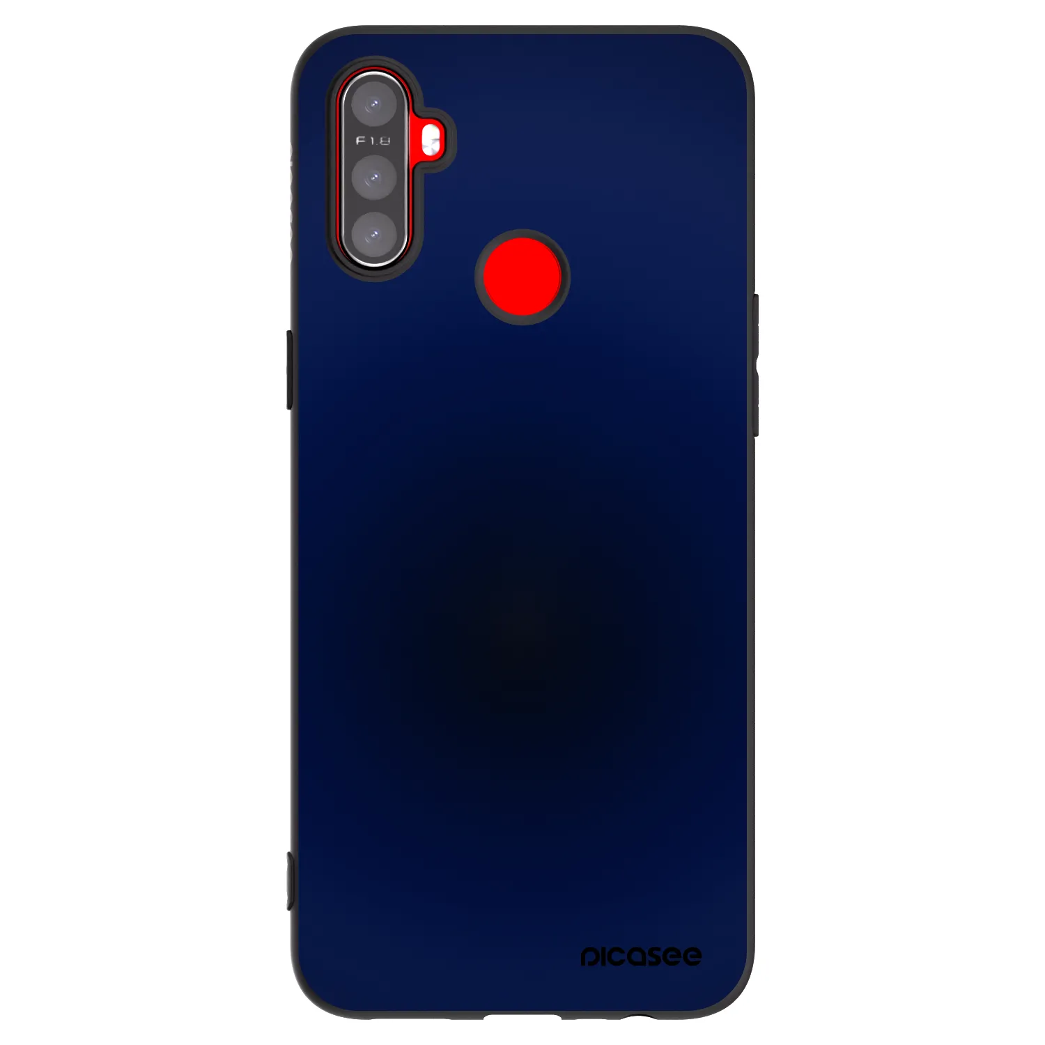 Picasee silikonski črni ovitek za Realme C3 - Deep Ocean