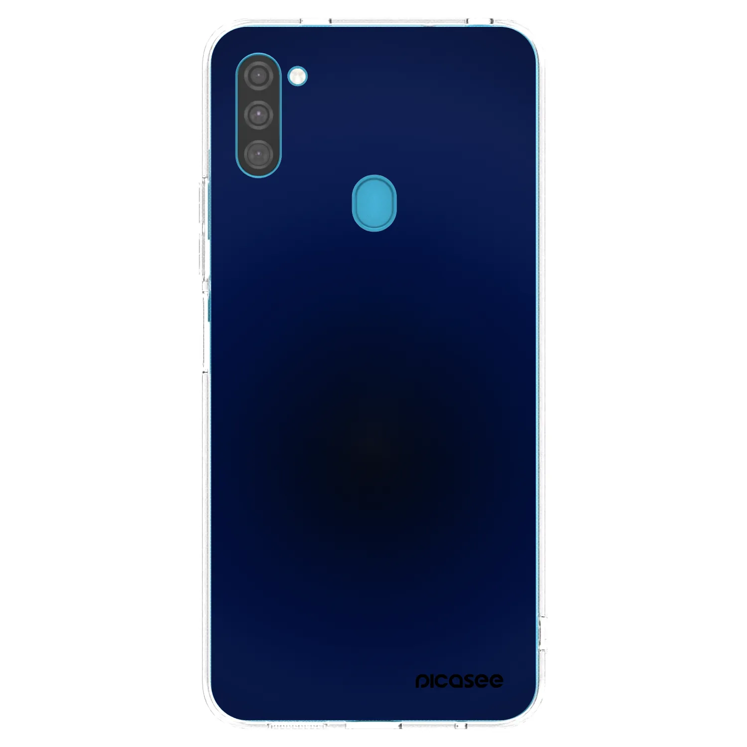Picasee silikonski prozorni ovitek za Samsung Galaxy M11 - Deep Ocean