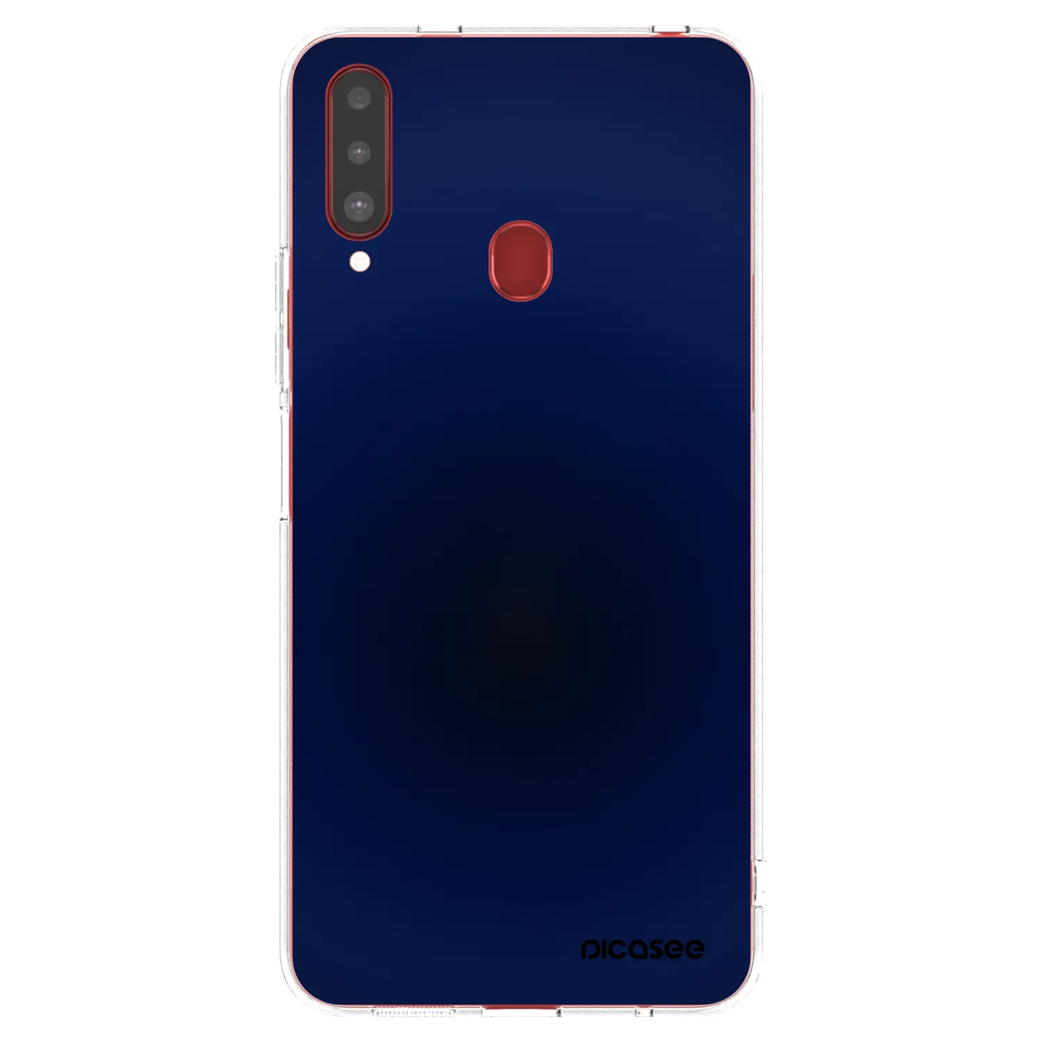 Picasee silikonski prozorni ovitek za Samsung Galaxy A20s - Deep Ocean