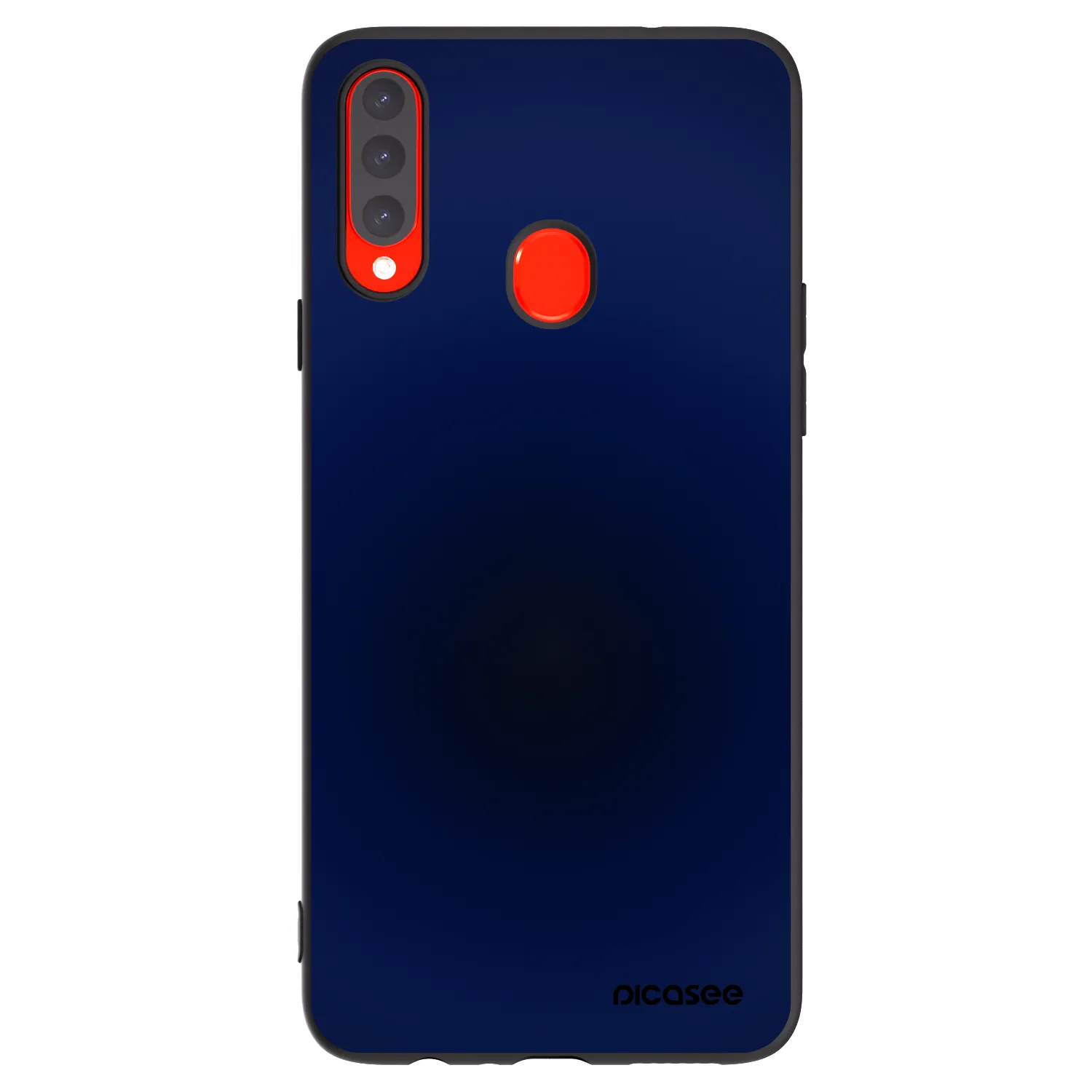 Picasee silikonski črni ovitek za Samsung Galaxy A20s - Deep Ocean