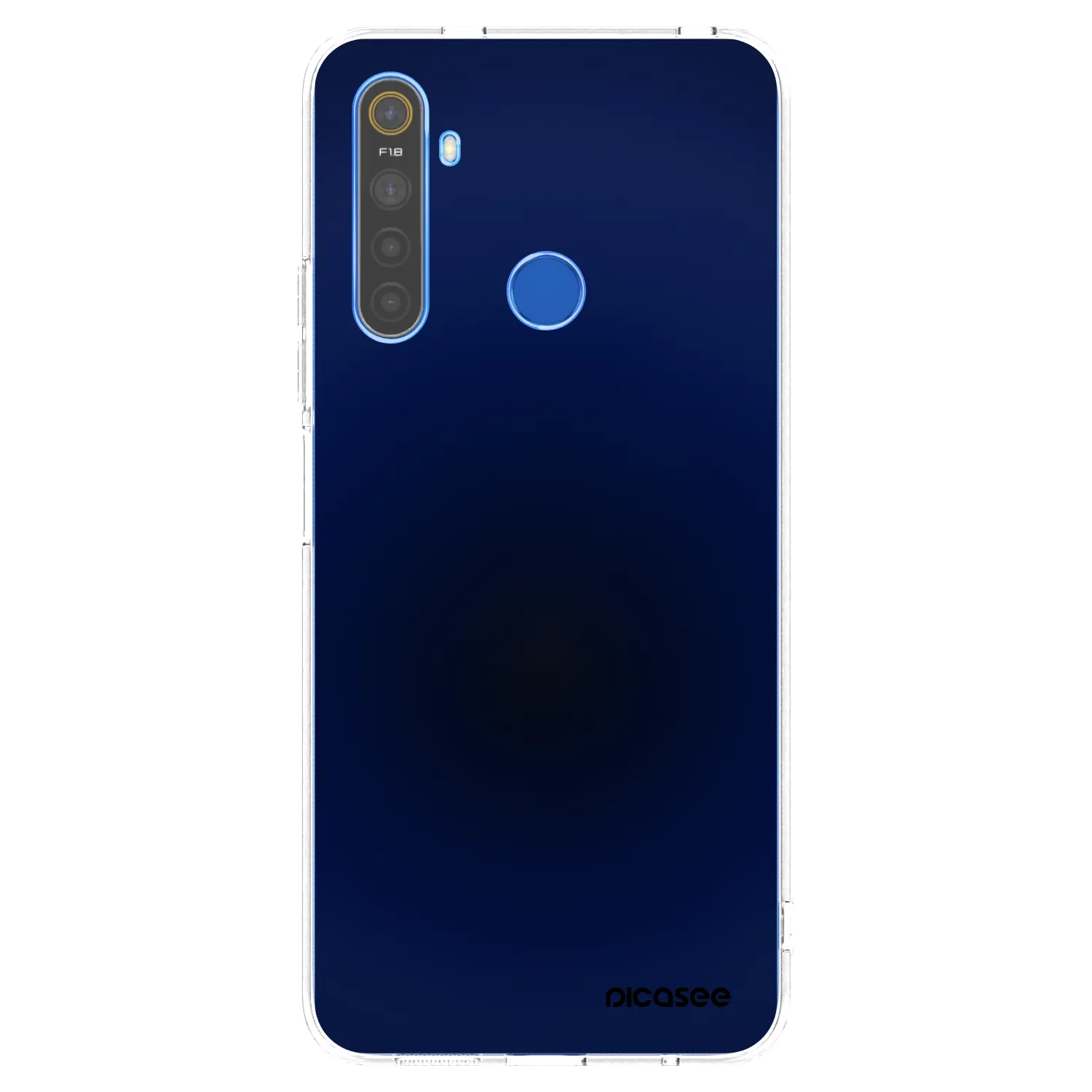 Picasee silikonski prozorni ovitek za Realme 5 - Deep Ocean