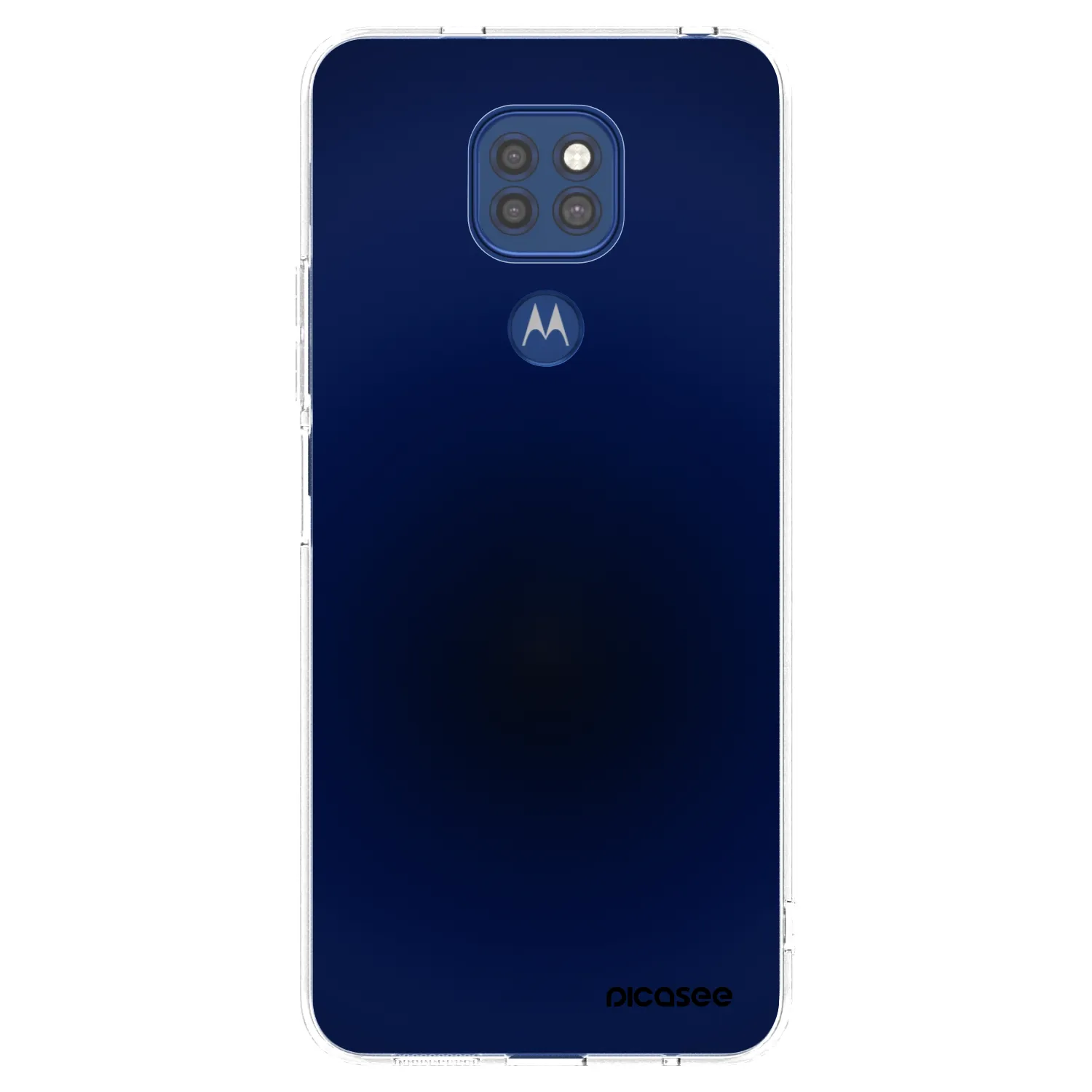 Picasee silikonski prozorni ovitek za Motorola Moto G9 Play - Deep Ocean