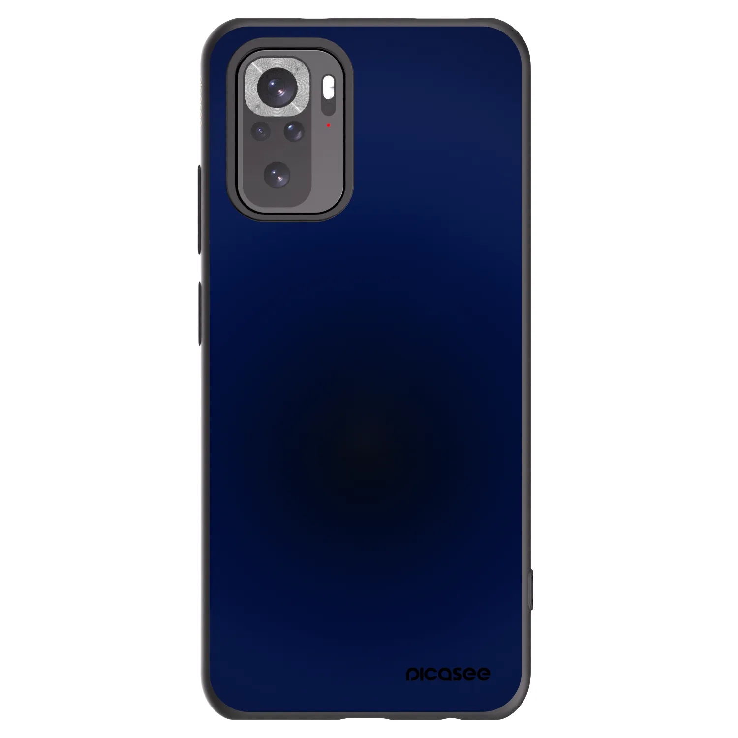 Picasee silikonski črni ovitek za Xiaomi Redmi Note 10 - Deep Ocean