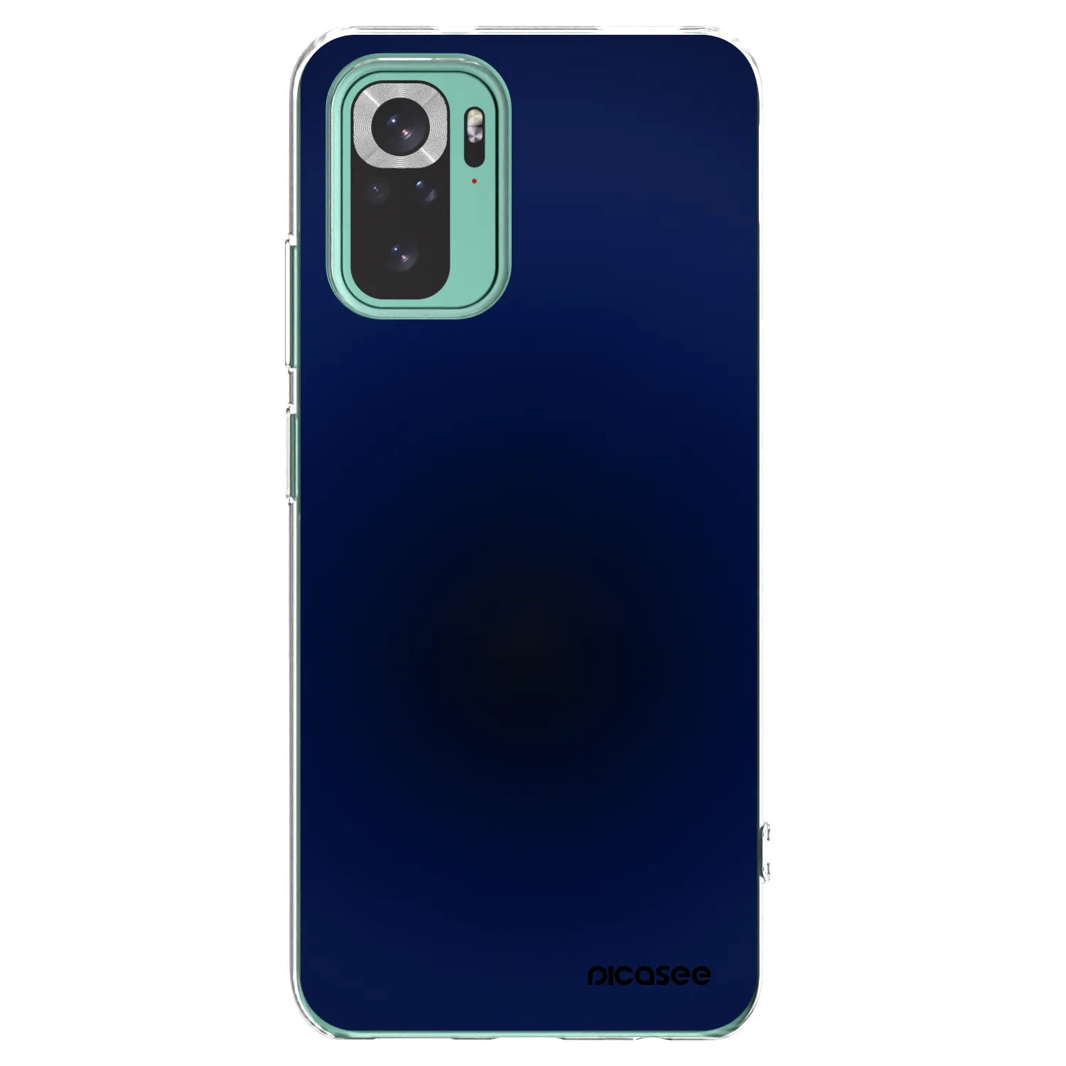 Picasee silikonski prozorni ovitek za Xiaomi Redmi Note 10 Pro - Deep Ocean
