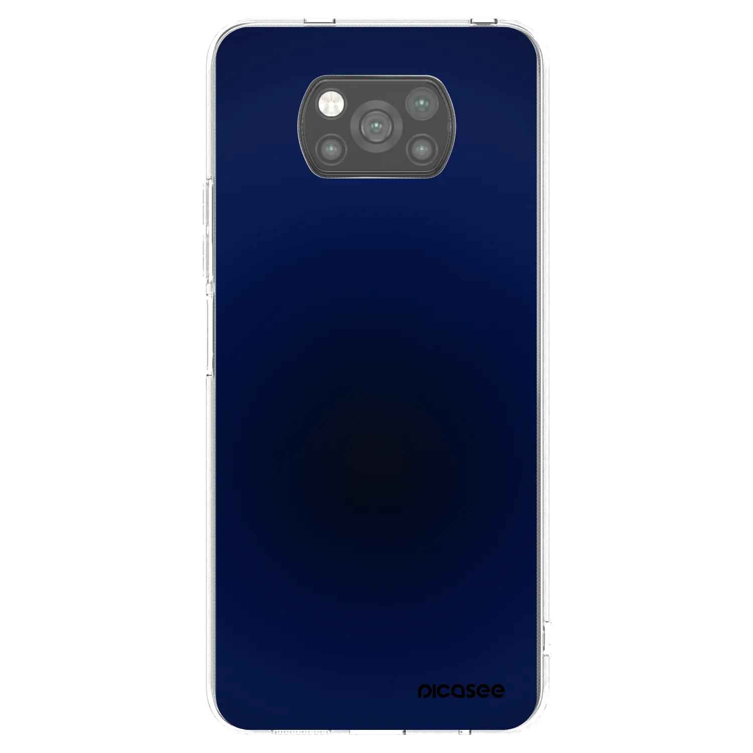Picasee silikonski črni ovitek za Xiaomi Poco X3 Pro - Deep Ocean